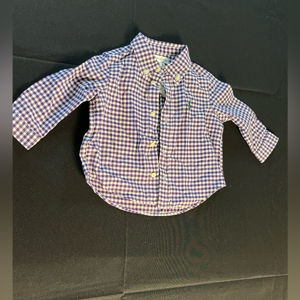 NWT Ralph Lauren long sleeve shirt 6M